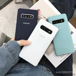 三星手機殼 保護殼 簡約原裝三星S10+手機殻S10液態矽膠S10e防摔保護套S10plus男女潮 NJIP