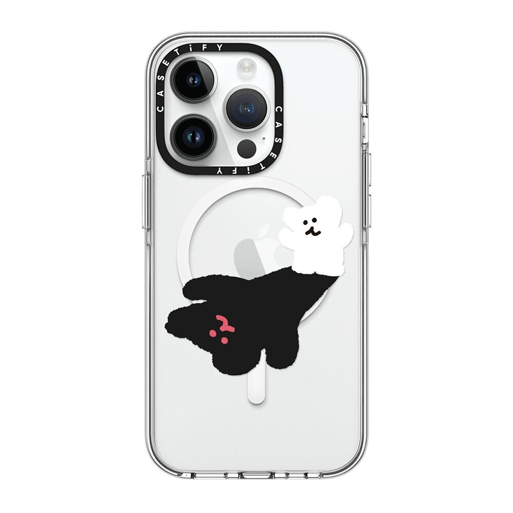 CASETiFY 保護殼 iPhone 14/ 14 Pro/ 14 Plus/ 14 Pro Max 小白熊與巨型黑影 Giant Bobo