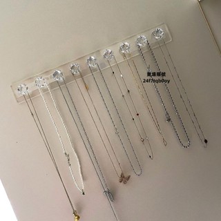 品質款🌱首飾掛架 項鍊編繩首飾收納掛牆壁掛式家居飾品店裝修亞克力收納牆上 展示架