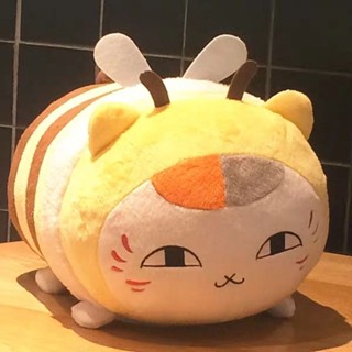 日單夏目友人帳貓咪老師一番賞抽賞春季蜜蜂裝毛絨玩具公仔抱枕 YR9K