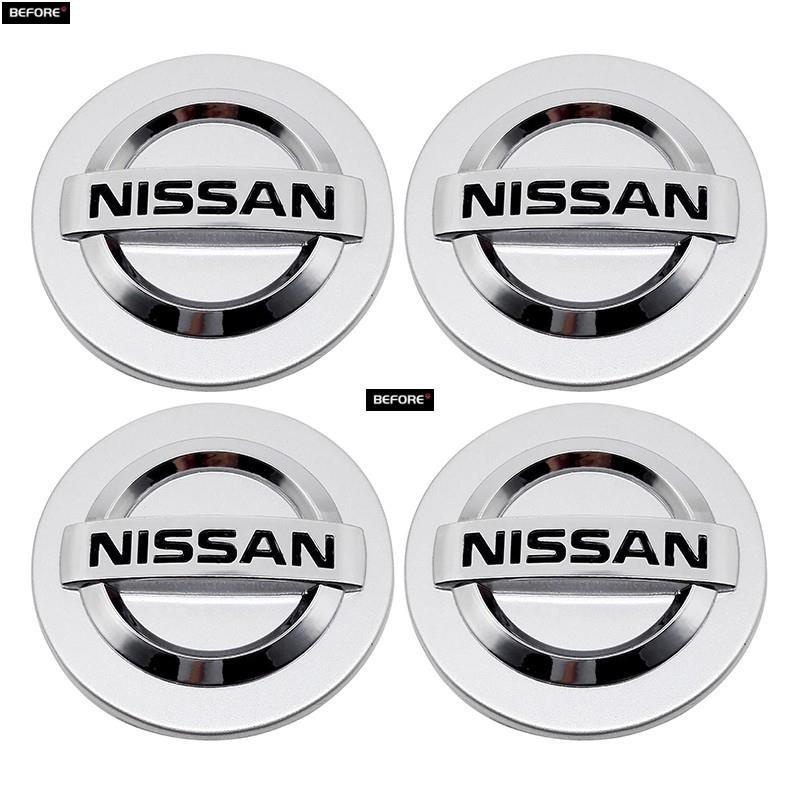 ALrr適用於4件組 專用於日產尼桑Nissan車標汽車輪胎中心蓋輪轂蓋 改裝車輪標 輪圈蓋 輪框蓋 輪胎蓋