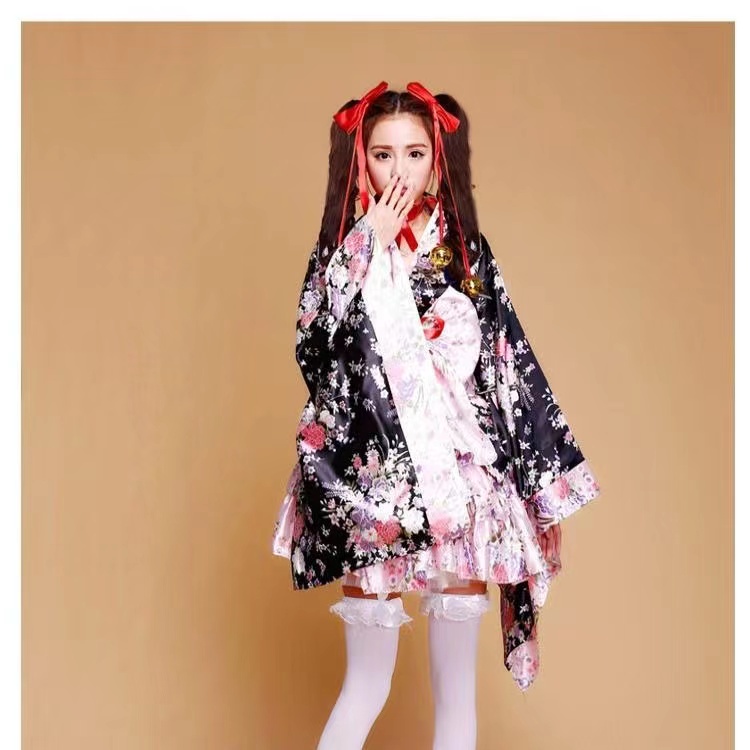 [新品]極樂淨土舞蹈服 極樂淨土cos cosplay表演服 日式和服 女蘿莉塔 裙宅舞 和服 表演攝影套裝