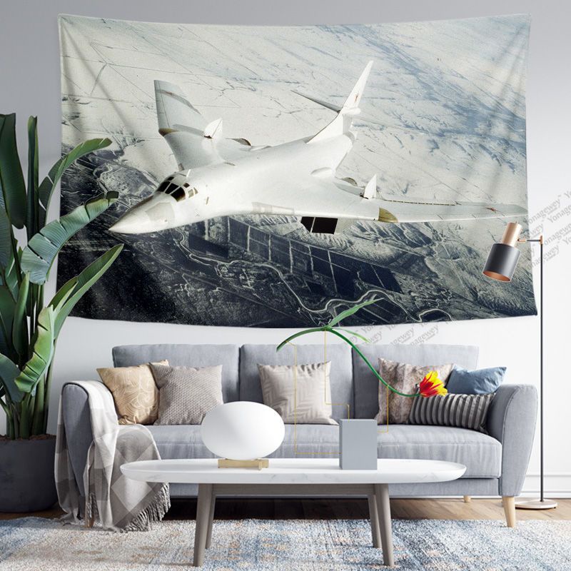 圖-160白天鵝轟炸軍迷周邊宿舍臥室禮物裝飾海報背景墻布掛毯掛布&lt;=格威=&gt;
