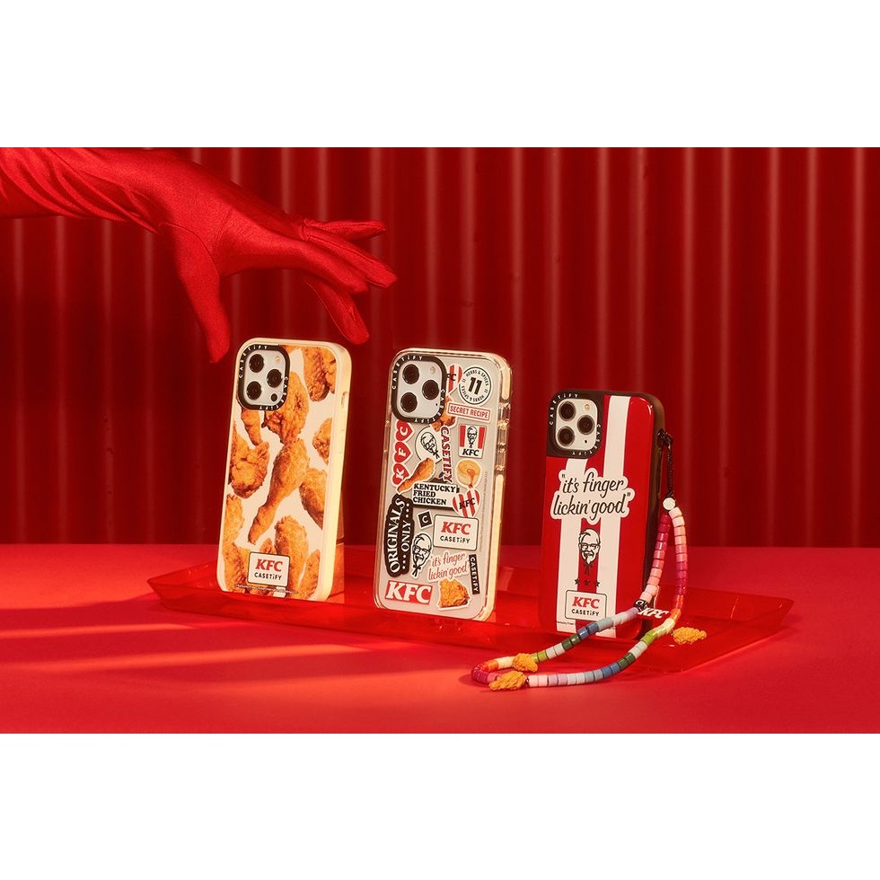 正品（現貨免運）[二手現貨] KFC x CASETiFY 聯名系列 炸雞防摔手機殼 CASETIFY iphone