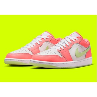 Air Jordan 1 Low SE “Lava Glow”桃粉綠色 女鞋