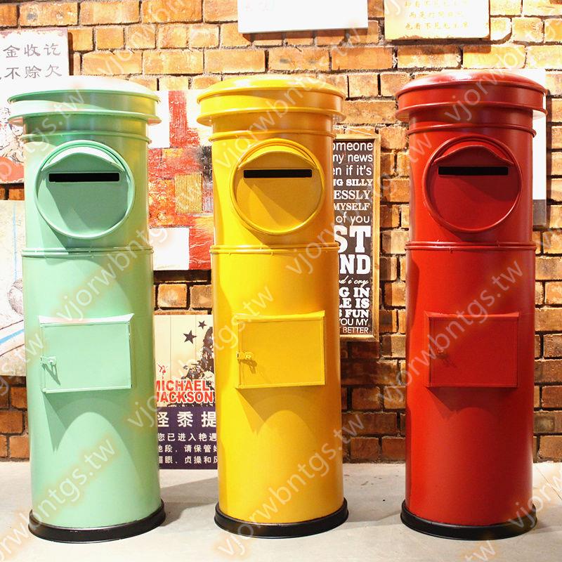 定制日本郵筒郵箱信箱鐵藝模型工藝品戶外活動復古裝飾歐式擺件有口皆碑ｓｃｓ