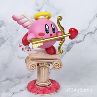 🎀臺灣出貨🎀盲盒手辦 潮玩公仔 汽車擺件 生日禮物 丘比特星之卡比手辦gk限量鵰像模型公仔車載桌麵擺件蛋糕週邊禮物