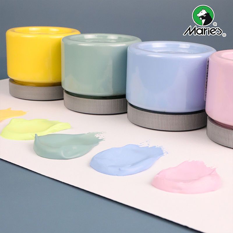 精選顏料😄馬利牌水粉顏料罐裝畫畫套裝水彩顏料盒裝美術用品學生繪畫工具