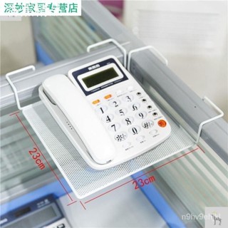 🔥臺灣熱賣🔥三角鐵藝花架簡約辦公室電話機託盤懸掛三角架辦公桌三角置物架工位收納架屏風置物架屏風轉角架桌麵收納架工位收納架