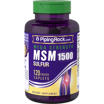 【Piping Rock】免運 MSM 甲基硫醯基甲烷 1500 mg 120顆
