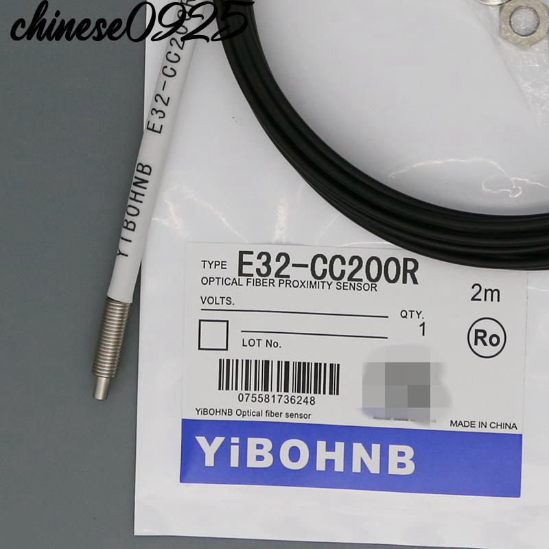 進口線高精度YIBOE32-CC200光電光纖傳感器對射漫反射探頭