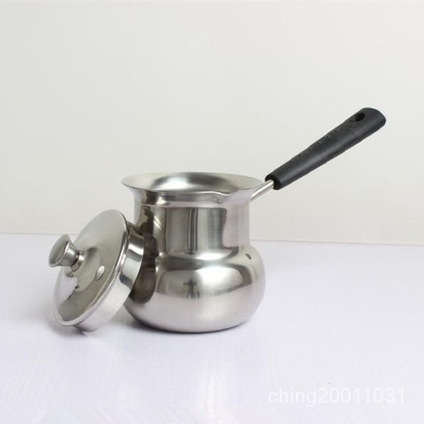 新款熱奶鍋不銹鋼熱奶器熱咖啡壺 鍋煮麵鍋小奶鍋湯鍋煮粥鍋 RVV6