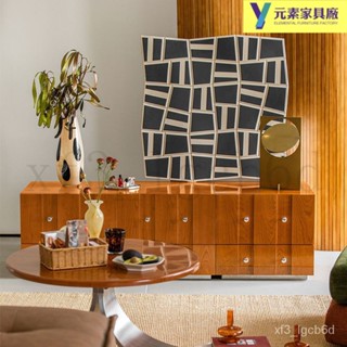 |全網最低 可開發票|北歐中古傢用儲物櫃組閤櫃櫻桃木餐邊鬥櫃複古電視櫃現代簡約