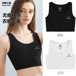 🔥臺灣熱賣 免運🔥無痕套頭束胸內衣女大胸顯小超平les裹胸塑胸平胸帥t背心學生運動