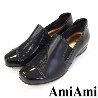 【AmiAmi】 Ms. Jeune 日本製女用真皮優雅好穿脫休閒鞋 PO6346