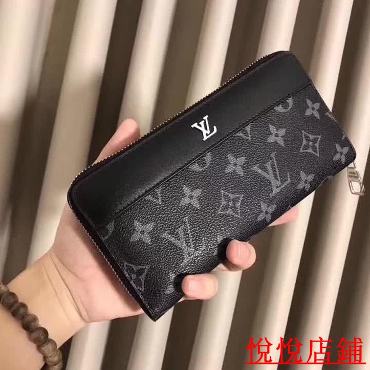 （悅悅二手）/頭層牛皮專櫃全新正品LV-Louis Vuitton 男女款長夾 錢包 皮夾 長夾信用卡包大隔層老