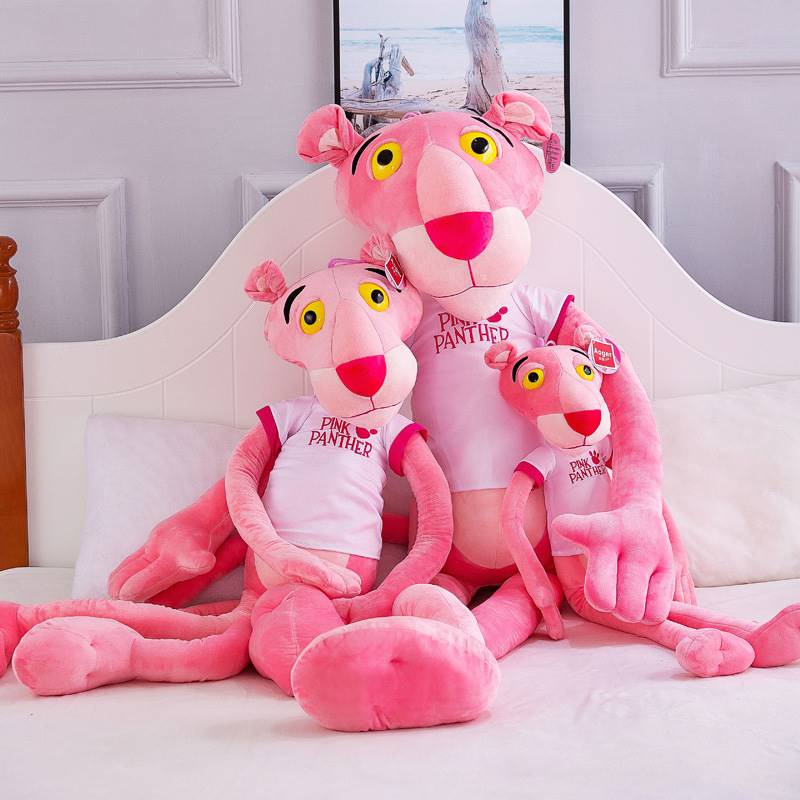 粉紅豹公仔玩偶娃娃毛絨玩具頑皮小抱枕睡覺生日禮物女生