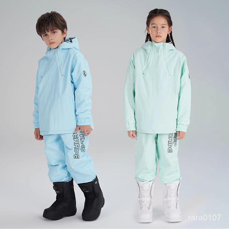運動風尚-雪怡派新款兒童滑雪服套裝保暖防水防風男童女童戶外滑雪衣褲裝備