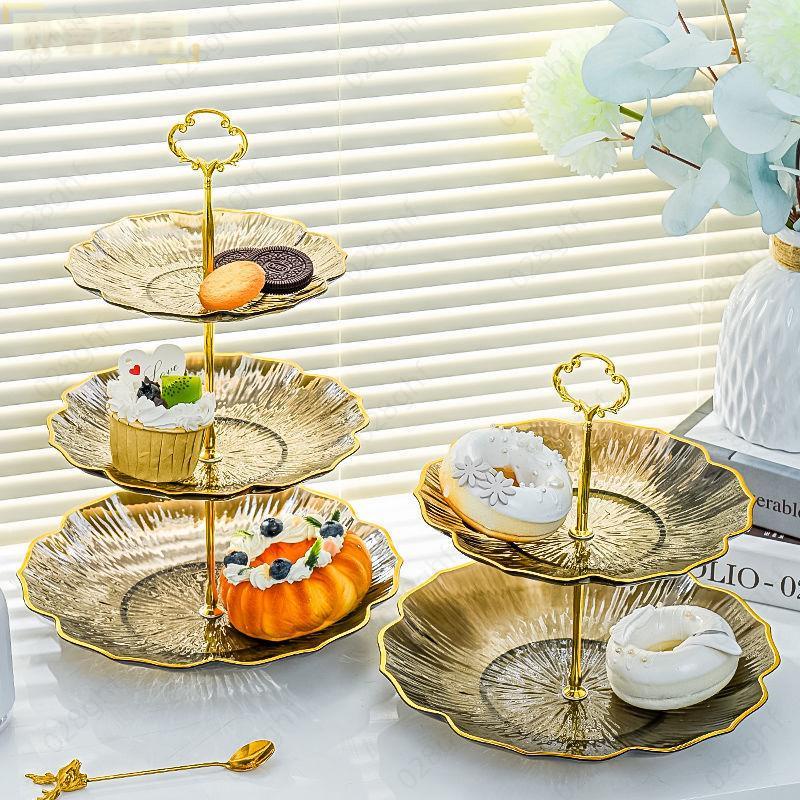 【台灣節慶】歐式多層水果盤創意三層蛋糕架時尚干果零食盤糖果盤現代客廳家用