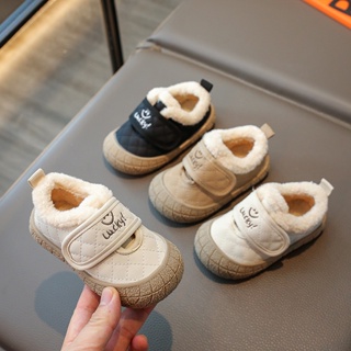 新款 寶寶 學步鞋 冬季 加絨 軟底 0—1 2 歲 保暖 棉鞋 男童鞋子 嬰兒 女 嬰兒學步鞋 冬季保暖
