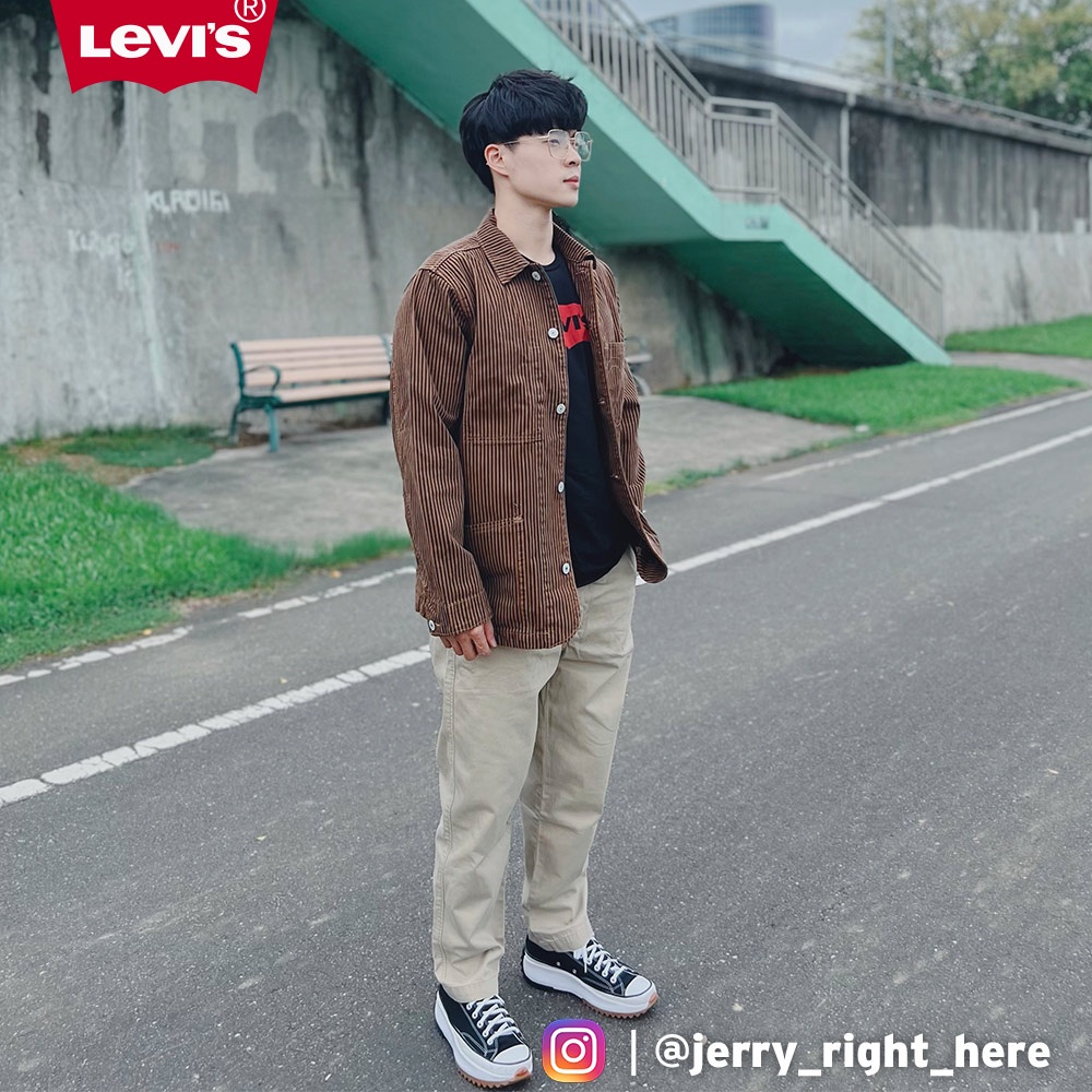 Levis Stay Loose復古寬鬆版繭型卡其休閒褲 / 寒麻纖維 男款 A1044-0004 熱賣單品