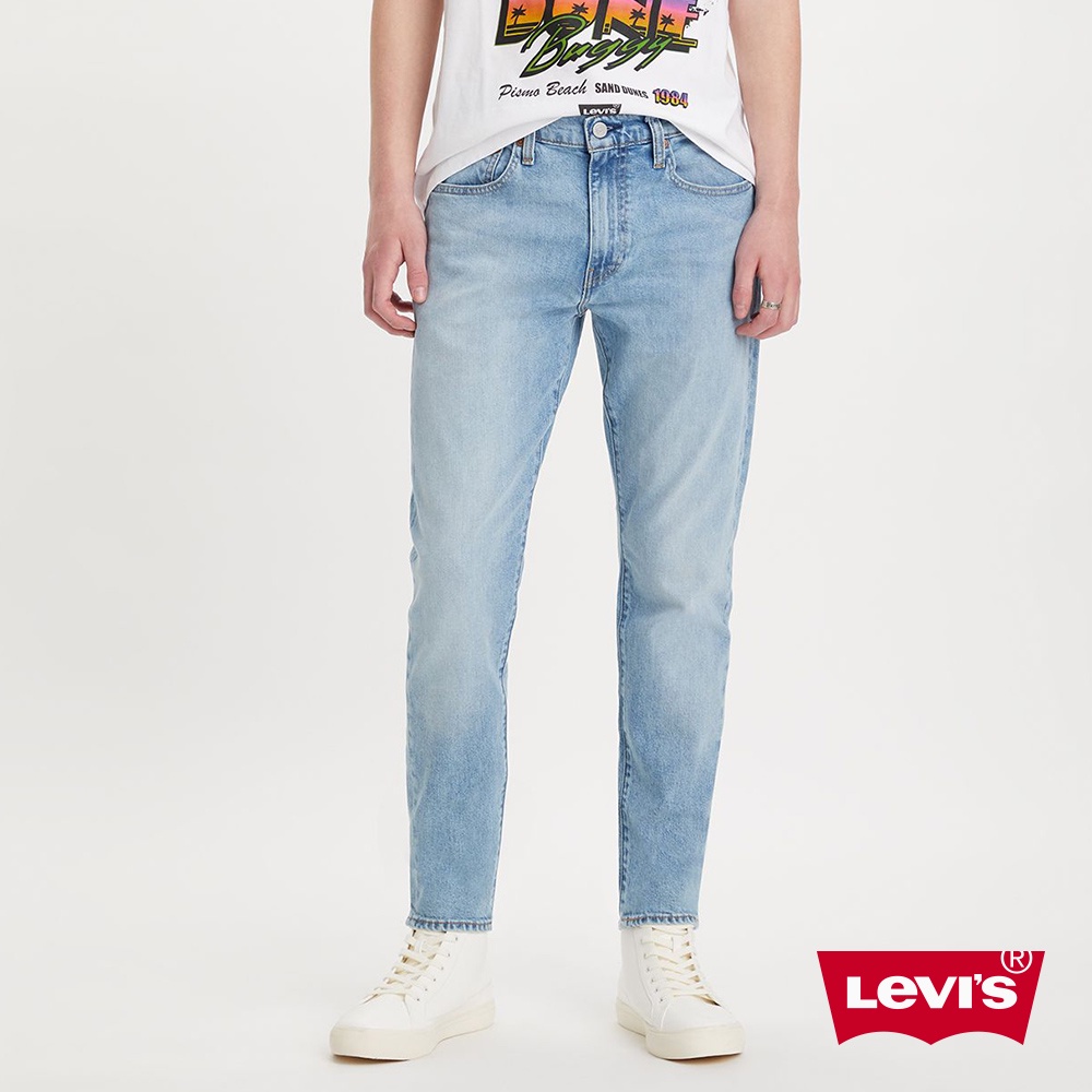 Levis 512上寬下窄低腰修身窄管牛仔褲 輕藍染水洗 天絲棉 彈性布料 男 28833-1183 熱賣單品