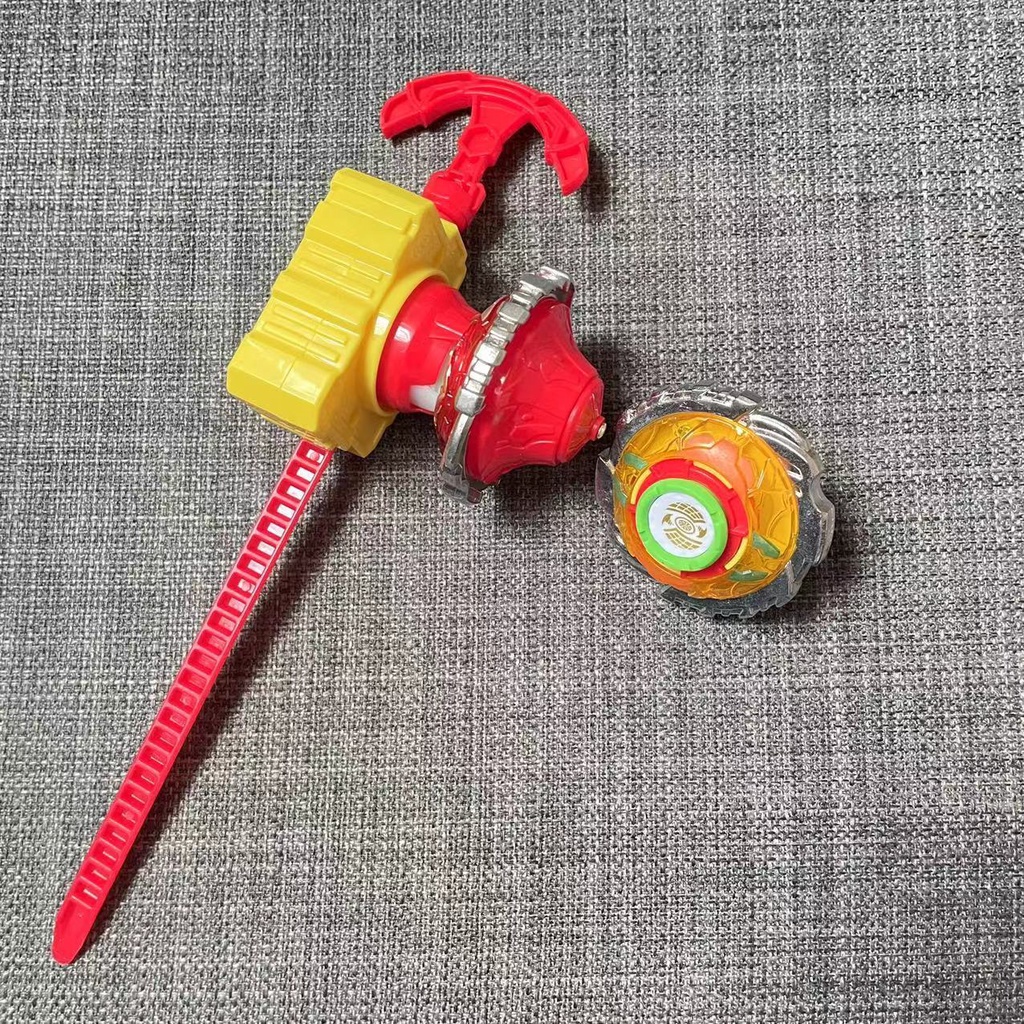 陀螺玩具 陀螺 新款手拉陀螺魔幻高級對戰斗盤拉繩線旋轉合金手動發射器男孩玩具