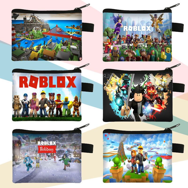 【虛擬世界】roblox Roblox羅布樂思游戲周邊零錢包 虛擬迷你世界可愛卡通兒童小錢包
