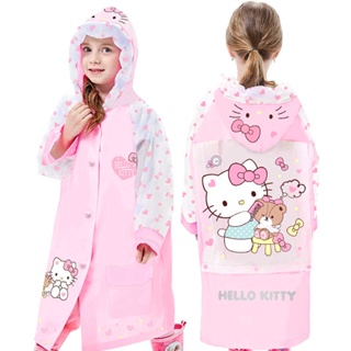 新品促銷 HELLOKITTY卡通兒童雨衣 大書包位雨衣 小朋友雨衣 女童雨衣