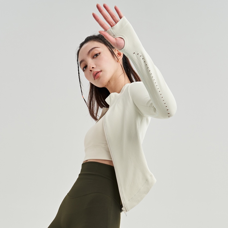 【時尚美學】lululemon運動開衫拉鏈夾克針織立領外套女秋季速乾健身跑步
