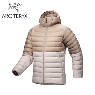 【ARC'TERYX 始祖鳥 男 Cerium 羽絨連帽外套《煙燻棕/暖石灰》】X000007313/保暖外套/羽絨衣