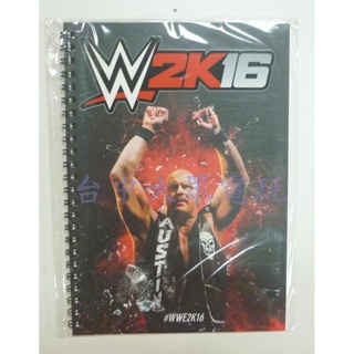 PS4 WWE 2K16 特典 筆記本 (全新商品)【台中大眾電玩】