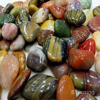 【桃園有貨】南京天然雨花石原石鵝卵石五彩石石鋪地石盆景缸石裝飾批 HIUC