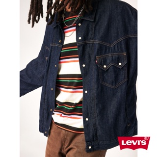 Levis 輕磅寬鬆版落肩牛仔外套 / 原色石洗 男款 A5786-0000 熱賣單品