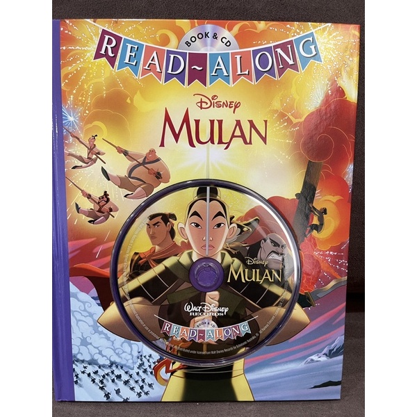 Disney Mulan/花木蘭全英文故事書附CD/全英文繪本/全英文故事書