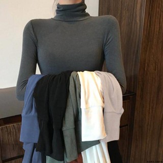麗莎大碼女裝長袖 上衣T恤女半高領打底衫白色長袖t恤女新款韓版春秋季上衣德絨洋氣ins潮