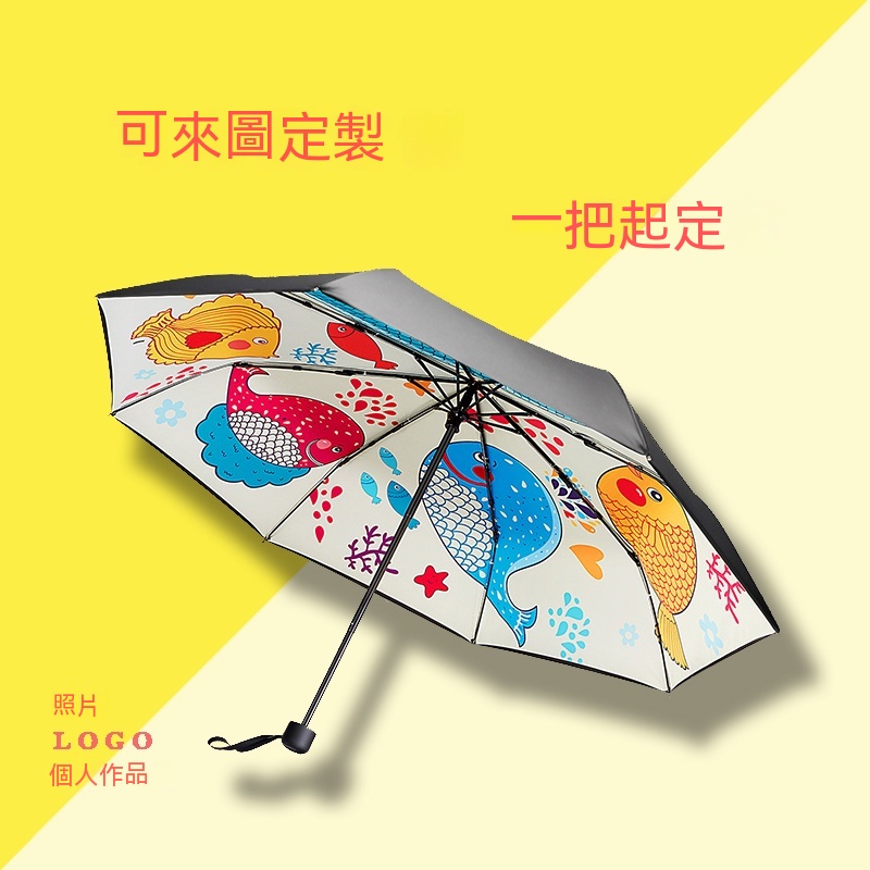 【SUN 客製】雨傘 新款 來圖 定做 DIY 個性 圖片 圖案 LOGO 照片 動漫遮陽傘 訂製傘架 晴雨傘