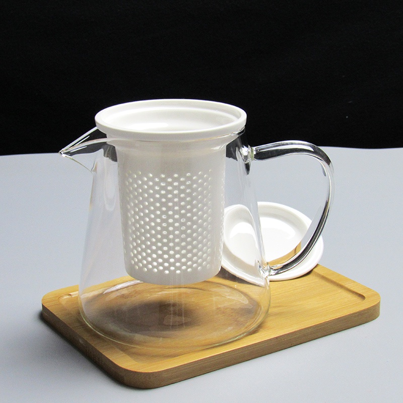耐熱 耐高溫 玻璃 過濾 花茶壺 單壺 茶水分離 陶瓷 芯內膽 茶壺 可燒煮 中式