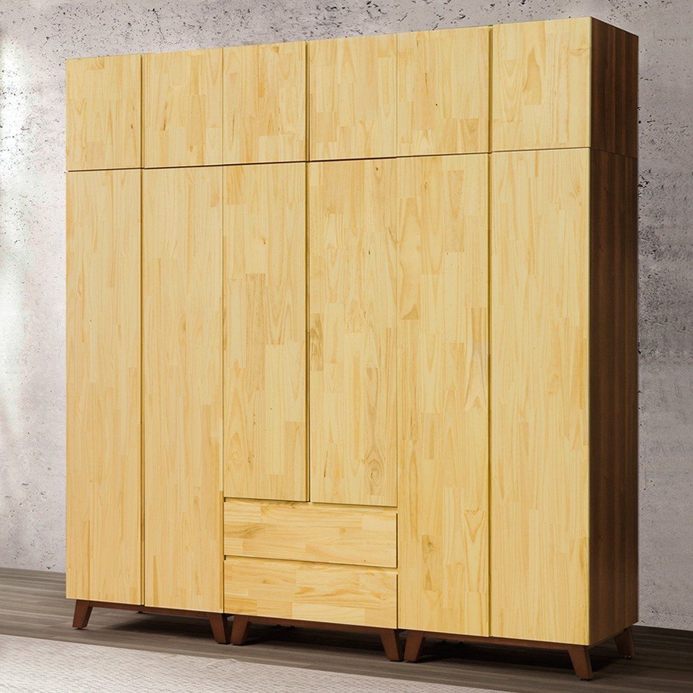 Homelike 摩卡8x8.5尺大組合衣櫃  櫥櫃 衣櫥  吊衣 收納櫃 置物櫃 專人配送安裝