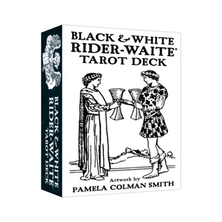 黑與白萊德偉特塔羅牌,贈中文翻譯｜Black and White Rider-Waite Tarot Deck【左西】