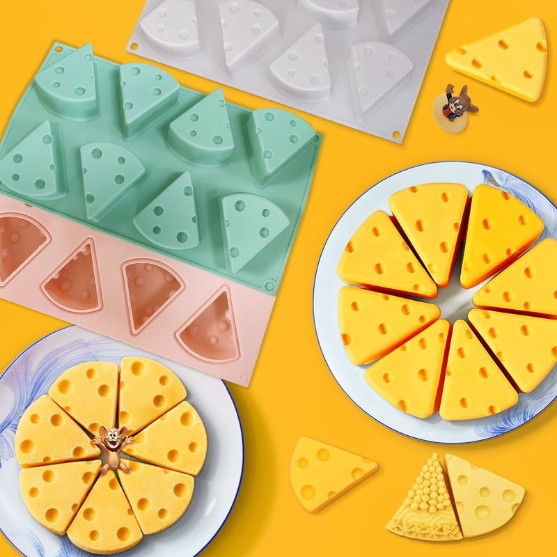 芝士奶酪慕斯蛋糕矽膠模具貓和老鼠同款奶酪果凍布丁雪糕烘焙磨具