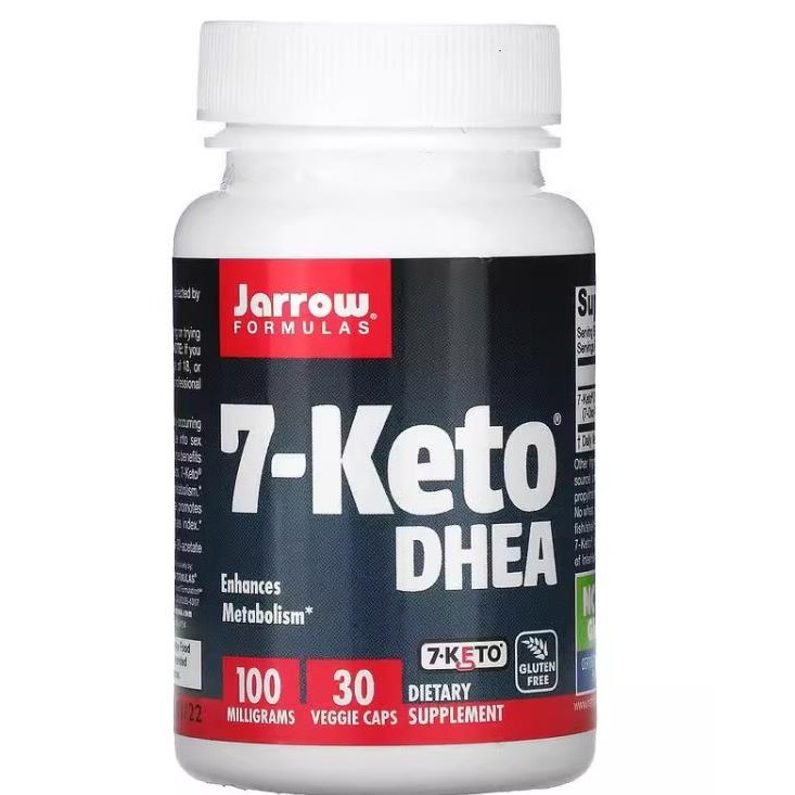 【新店大促】美國Jarrow 7-Keto DHEA 酮基去氫表雄酮100mg30粒-安妮亞全球購815