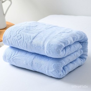 🔥店長推薦🔥樂加純棉老式提花毛巾被雙人純棉夏涼被午睡蓋毯夏季空調被毛毯