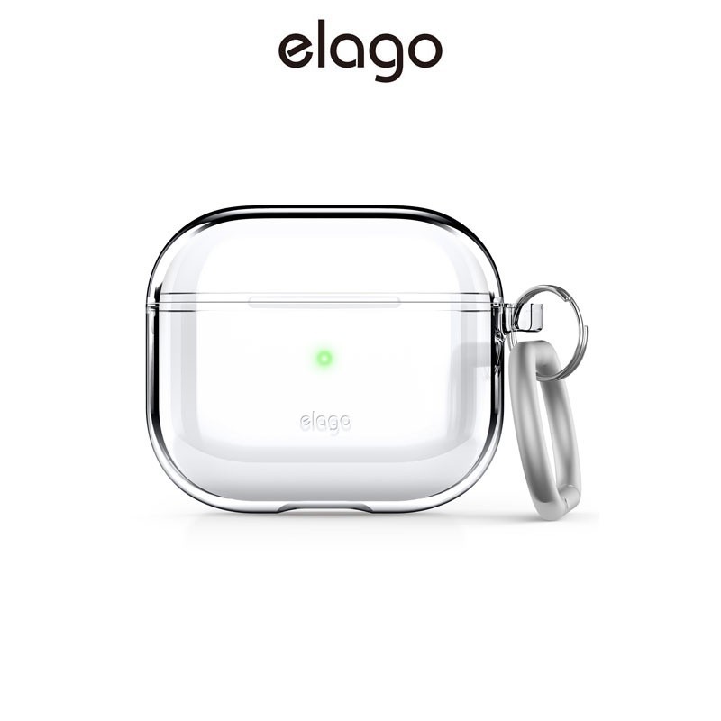 ❃[elago] Airpods 3 透明保護殼附鑰匙圈 (適用於Airpods3)♫