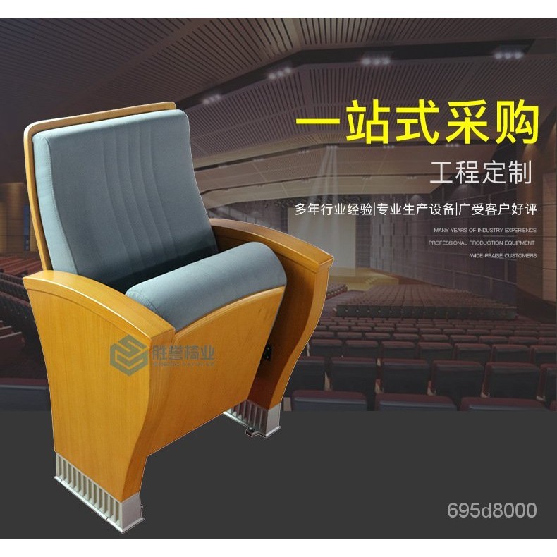 鋁閤金禮堂椅排椅 電影院座椅 學校報告廳會議室階梯連排椅