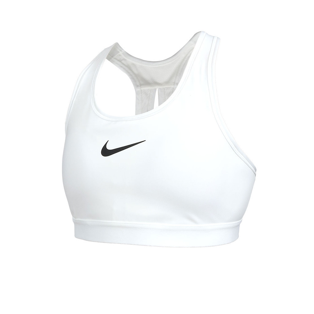 NIKE 女高度支撐可調式運動內衣(Dri FIT 韻律 瑜珈 BRA 慢跑 訓練「DX6816-100」 白黑