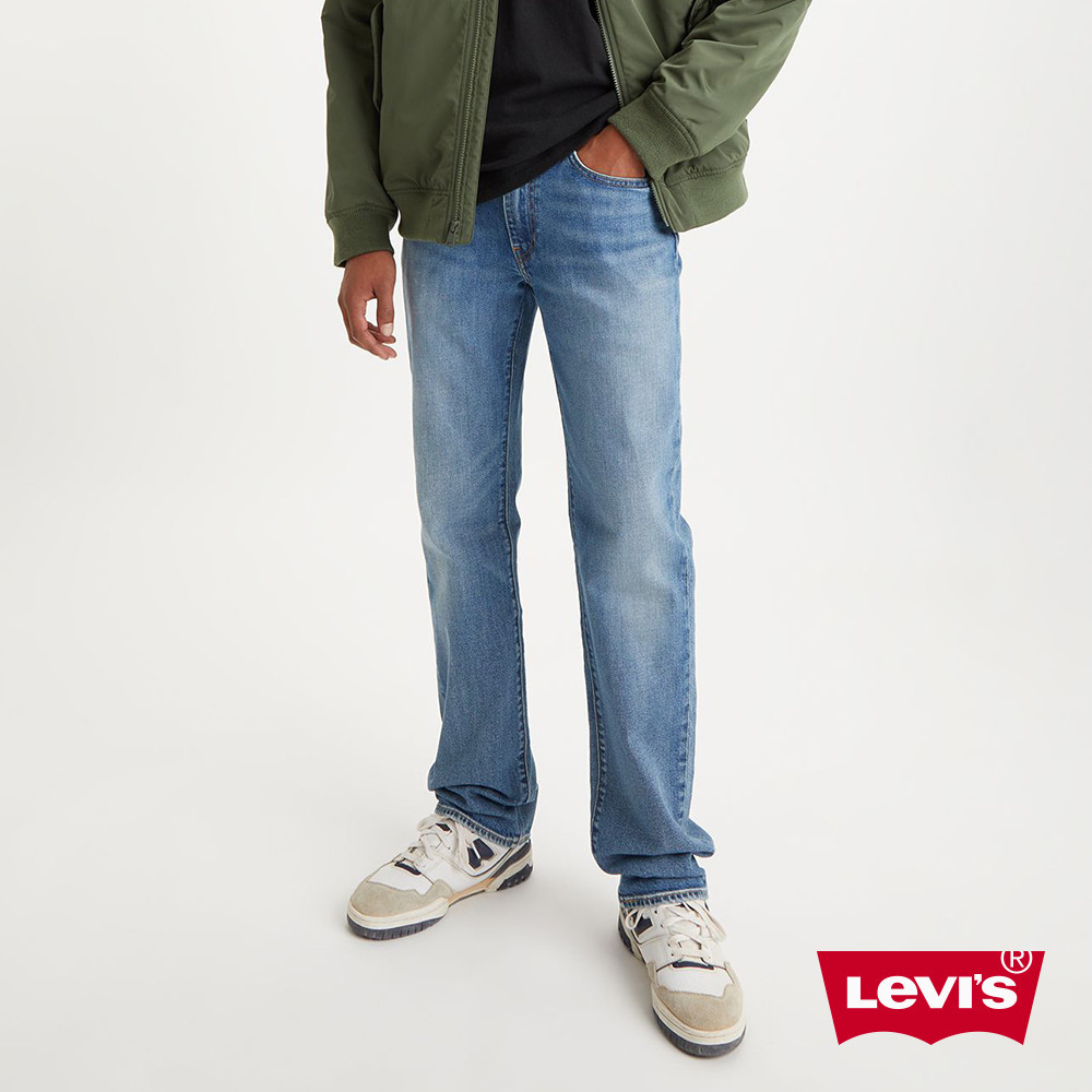 Levis 514 低腰合身直筒牛仔長褲 / 精工輕藍染水洗 / 彈性布料 男款 00514-1683 人氣新品