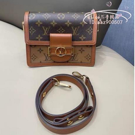 二手LOUIS VUITTON 路易威登 LV 達芙妮 老花 斜挎包 郵差包 肩背包 小號 M44391