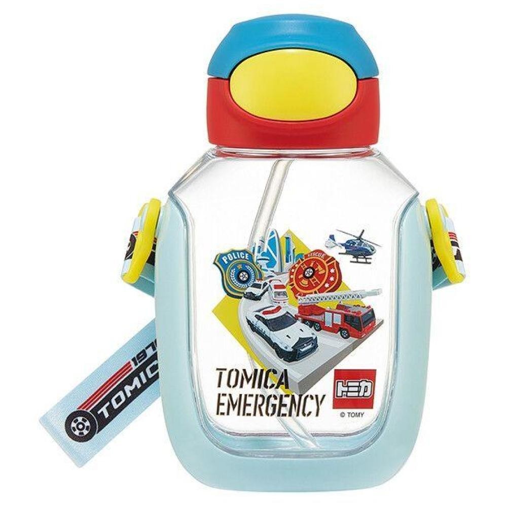 免運 日本進口 小汽車 TOMICA 塑膠彈蓋吸管水壺(PDSH6DX/530ML) 賣場多款任選