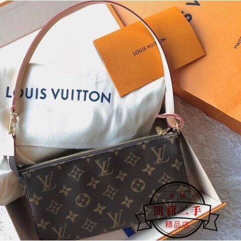 【二手】 LV LOUIS VUITTON 小型配飾手拿包 單肩包M40712 腋下包 單肩包 手提包 現貨